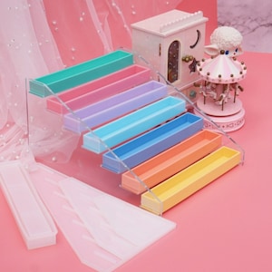 Geschichtete Aufbewahrungsform | Organizer Form | Resin Vorratsform | 3D Form | Silikonform | UV-Resin Gießform |
