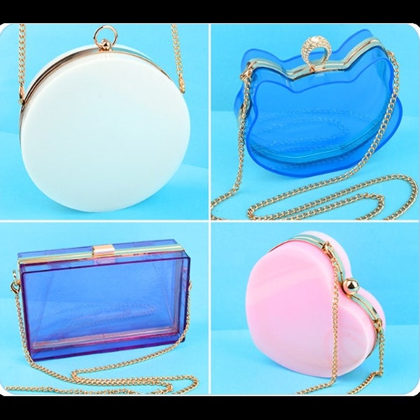 Siliconen mal set clutch | Handtasschudder, UV-hars