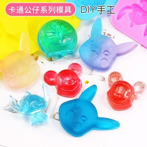 Kawaii cartoon characters mould | Pikachu mould | Mickey mould | Doraemon | Lilo & Stitch mould | resin mould