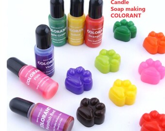 Squishy colorant, squishy color, candle coloring, soap making color, resin colorant, scented candle color, silicone mould, resin mold color