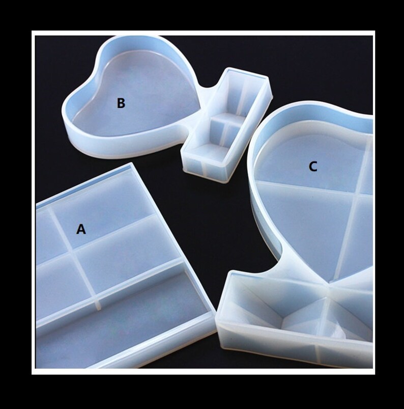 Photo Frames Mold Silicon Mold Resin Mould Mould Heart Etsy