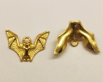 Halloween gold charm | Bat charm | Resin charm | Gold charm | Resin craft | Resin art | Bracelet charm