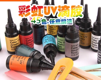 45 opaque colors UV resin | Opaque uv resin | Resin art | Resin tools | UV resin | resin supply | Colored UV resin | Resin art |
