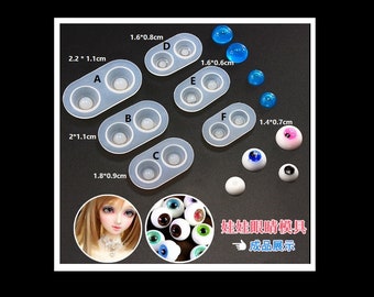 Doll Eye Silicone Mold | BJD Resin Molds