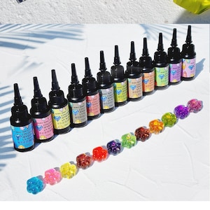 10 ml Przezroczysta kolorowa żywica UV | Kolorowa żywica UV | Żywica ultrafioletowa | Przezroczysta żywica UV | Twarda żywica UV | Kolorowa żywica UV