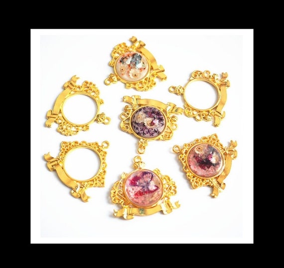 open back bezel for resin