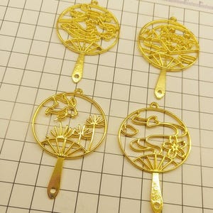 10 pcs Japanese Fan open bezel | Fan open bezel | Mt Fuji open bezel | Resin open bezel | Sakura open bezel | Fan charm | Open back bezel