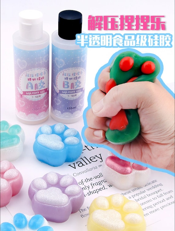 Silicone Rubber, Spongy Silicone Maker, Squishies Stress, Squishy