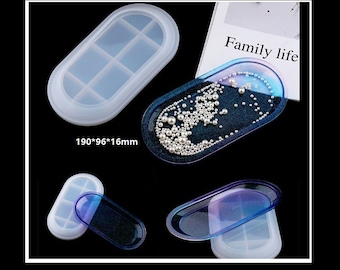 Oval silikonform | Hartsbehållare, askfatform