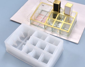 Lipstick Holder Resin Mould | Cosmetic Organizer DIY