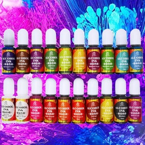 Alcohol ink color pigment | Alcohol ink for AB resin | AB resin | Color pigment | UV resin |