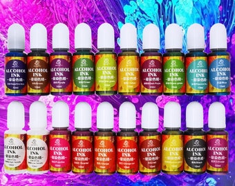 Alcohol Ink Color Pigment for AB Resin | 10ml Bottle