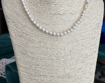 5.2- 5.7mm Akoya Pearl Necklace-14k-Ready for Shipping