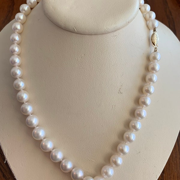 Saltwater Pearl Necklace - Etsy