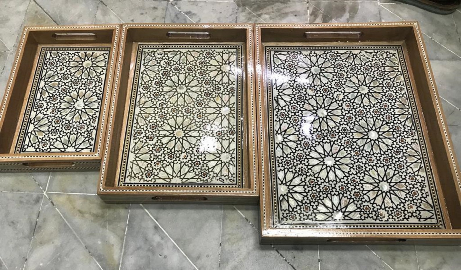 Vassoio In Travertino 30x20 Cm - Portaoggetti Elegante Per Bagno, Camera O Ingresso - Foto 14