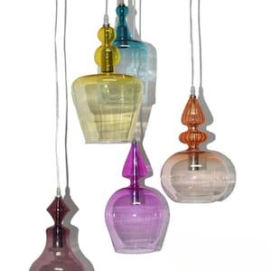 Multicolor Glass Chandelier , Egyptian Glass Chandelier, Ceiling Chandelier for Living Room