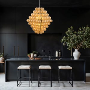 cluster lighting chandelier, Blown pendant lighting , ceiling lighting chandelier, unique design lighting , chandelier shade,