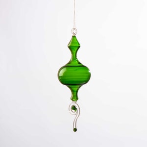 Green christmas glass ornaments hanging tree decoration xmas decor egyptian hand blown glass ornaments gifts