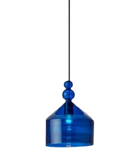 Blue Glass Pendant Light -  Canada