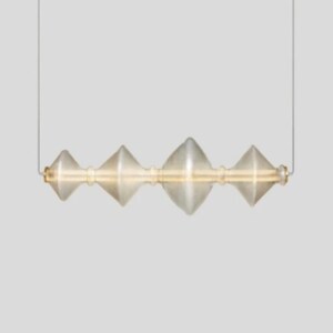 Blown Glass Pendant Light, Glass Chandelier Lighting, Smokey Glass Chandelier, Led Chandelier