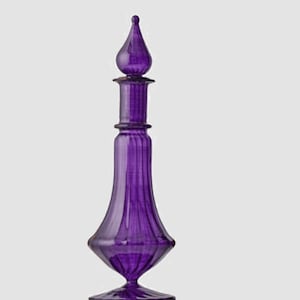 Blown Glass Decanter, handmade glass decanter