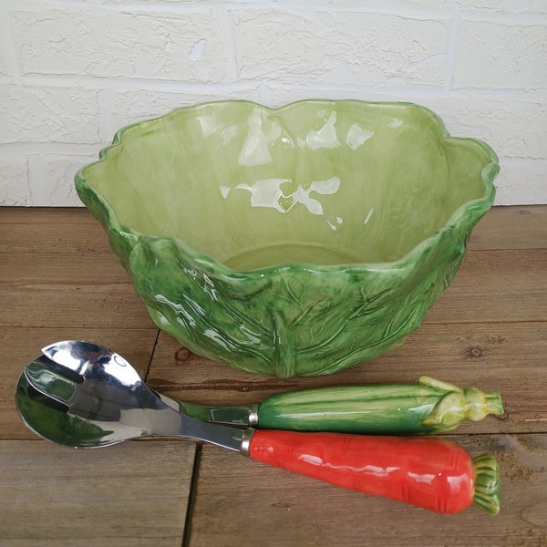 Salad Serving Bowl Etsy