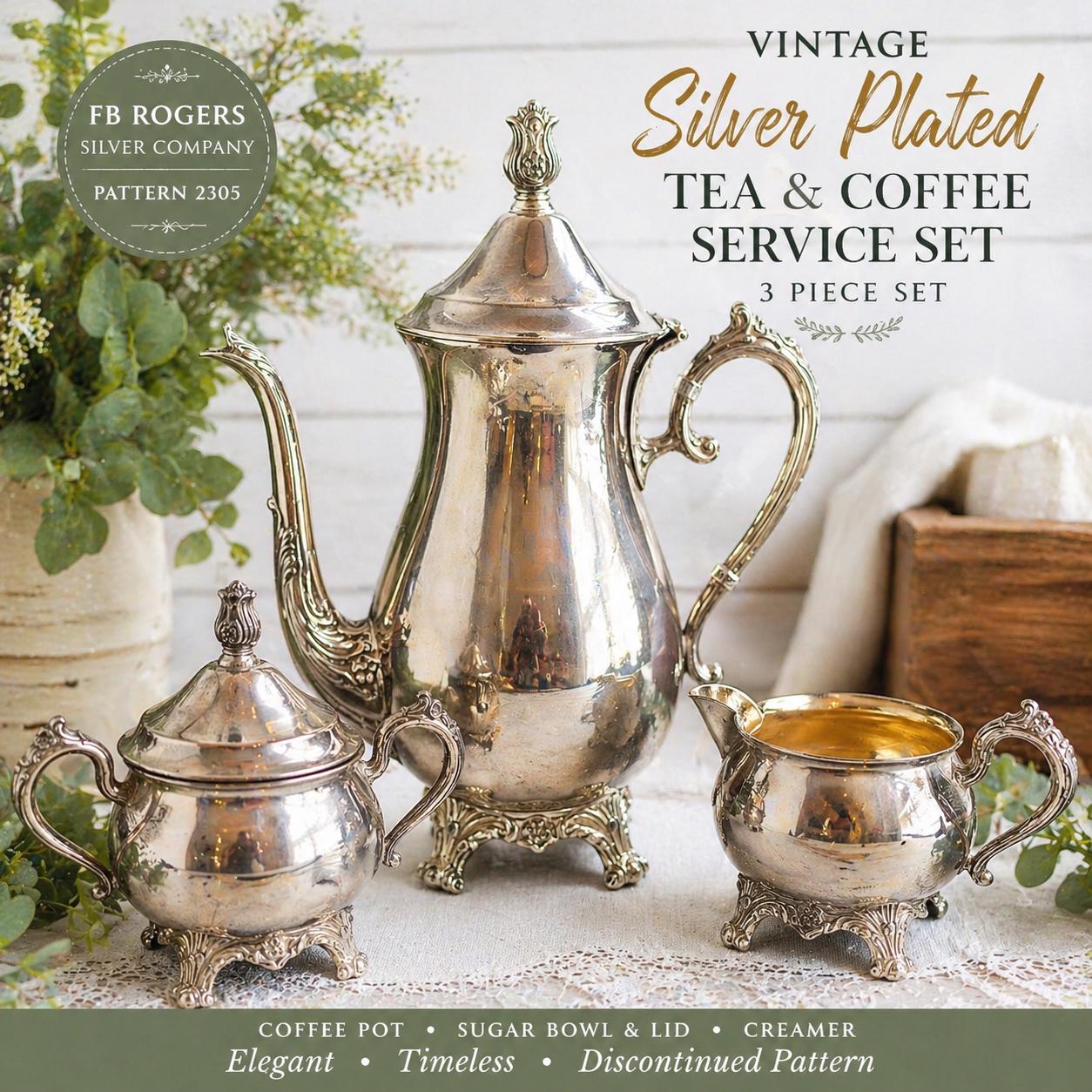 Fb Rogers Tea Set - Etsy