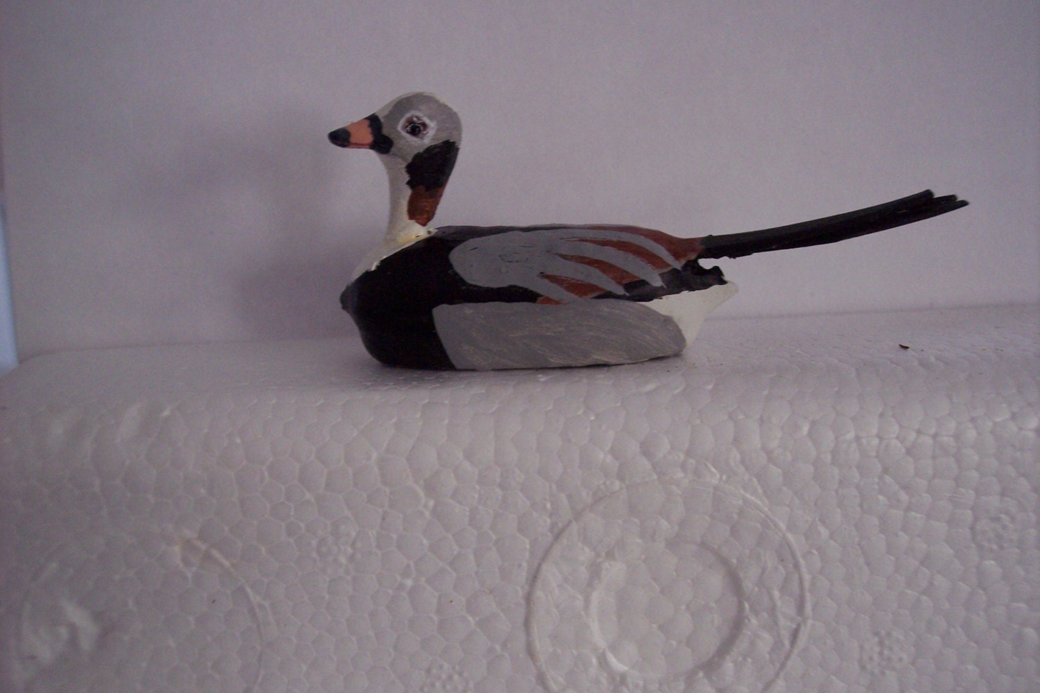 Long Tail Duck Pecan Shell Decoy Etsy