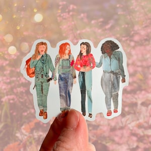 Girlfriends sticker, BFF Sticker, Bffs stickers, girlfriend vinyl sticker, inexpensive bridesmaid gift, teen party favors, water bottle