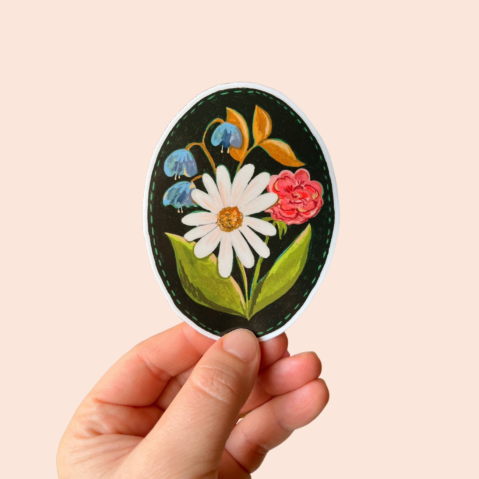 70s Flower Decals - Etsy