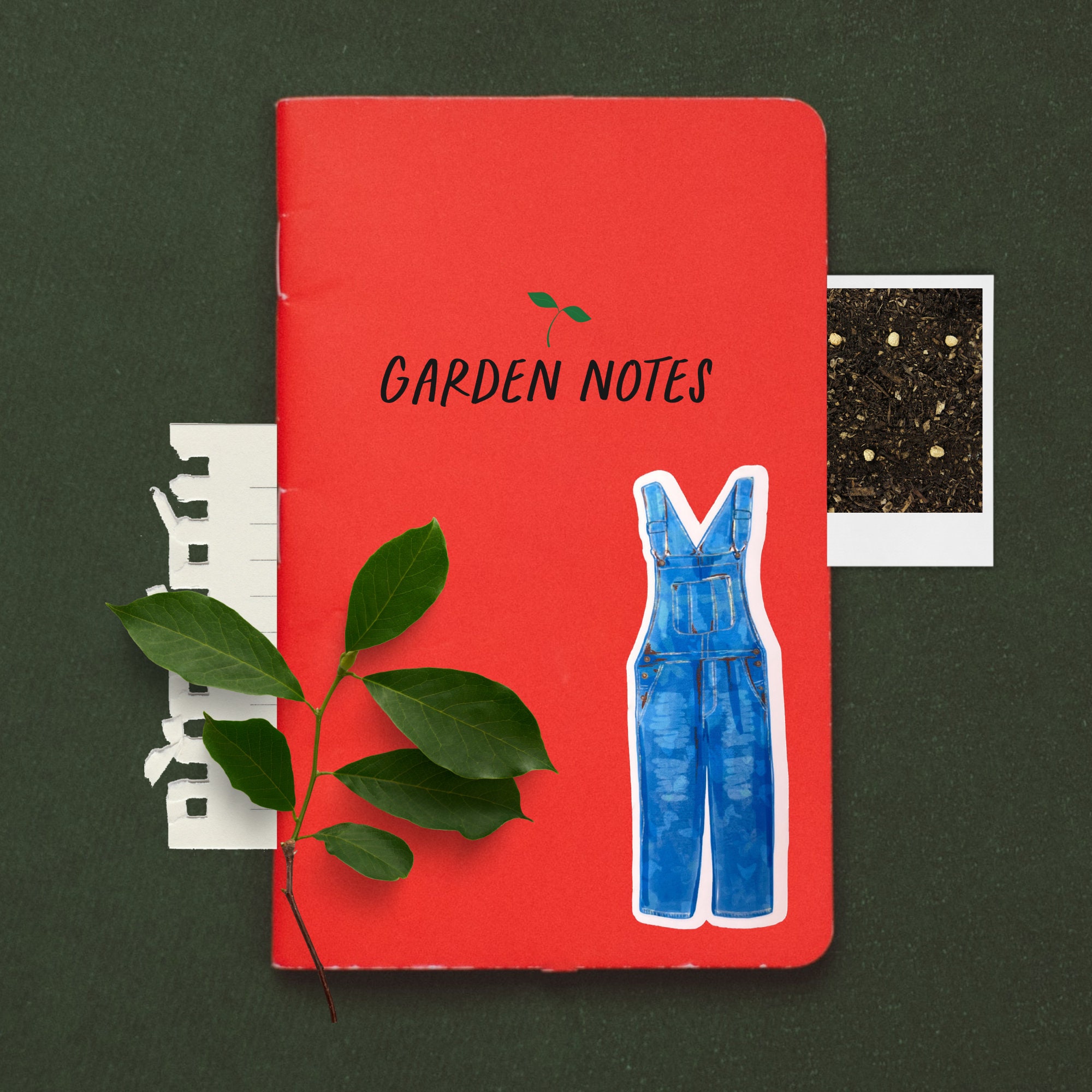 Overalls Sticker, Gardening Stickers, Cottagecore Stickers, Farm Girl ...