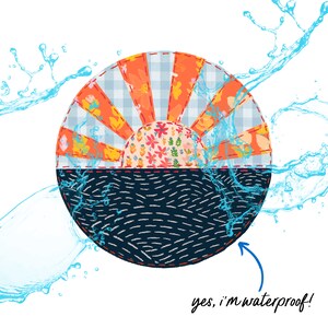 Sunrise Sticker - Sun vinyl sticker, sun stickers, feel good stickers, beach stickers for tumblers, yeti sticker beach, here comes the sun