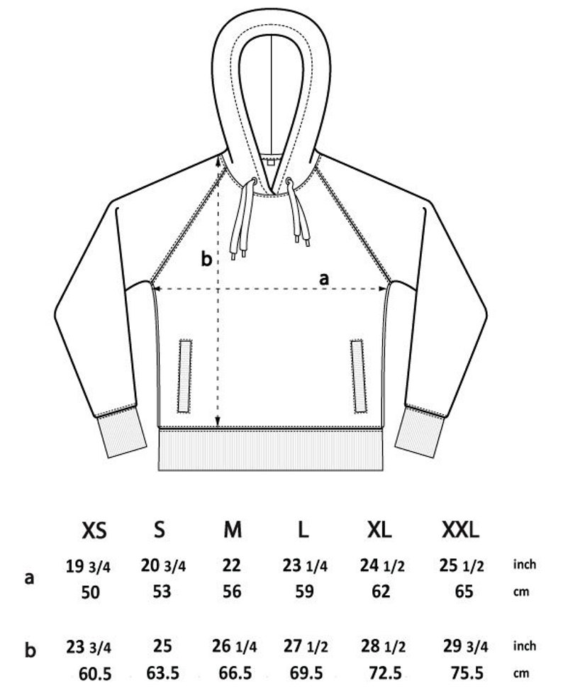 SWEAT À CAPUCHE UNISEXE Coton bio, sweat à capuche pour hommes, sweat à capuche forêt, sweat à capuche arbres sérigraphié image 4