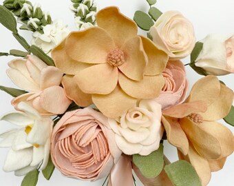 Magnolia Floral Bouquets, Wedding Bouquet, Mother's Day Flowers, Wedding Rehearsal Bouquet, Bridesmaid Bouquets, Heirloom Floral Bouquet