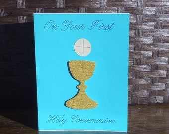 Plantilla de tarjeta de Primera Comunión para Cricut - Archivo de corte SVG