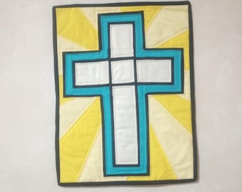 Cross Quilt Block Pattern - DIY Digital Template Traditional Piecing