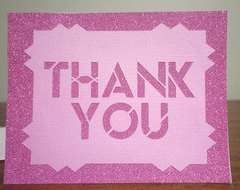 Cricut Thank You Card SVG Digital Design