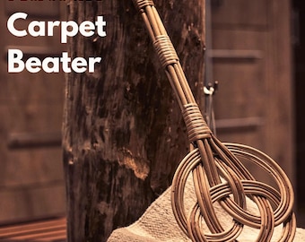 Handcrafted Rattan Carpet Beater – Durable Eco Cleaning Tool