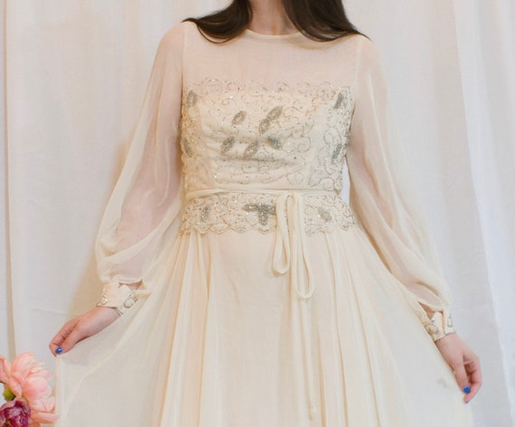 Fairytale Sheer Sleeve Embellished Bodice Unionma… - image 4