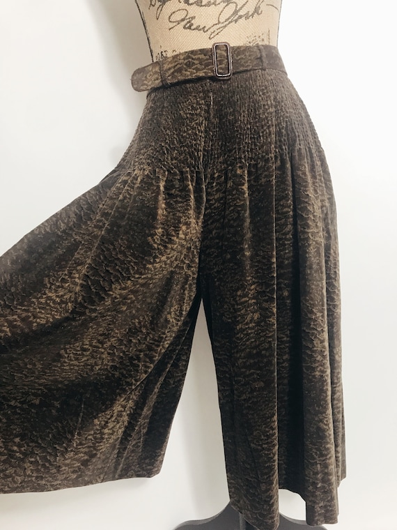 Vintage Giorgio Armani High Waist Culottes, Wide