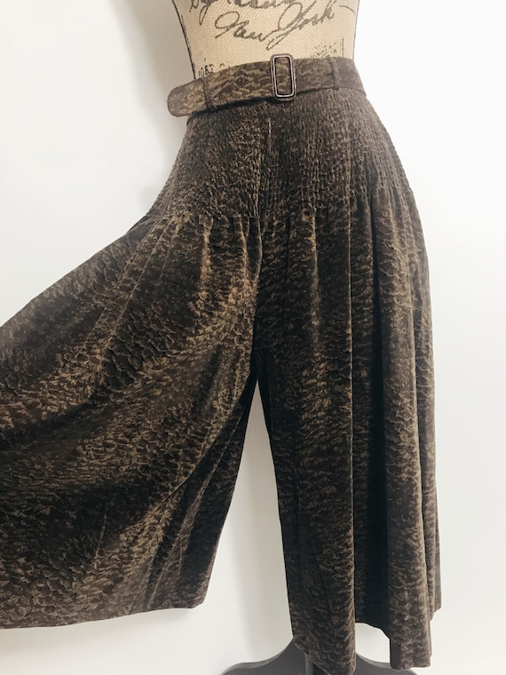 Vintage Giorgio Armani High Waist Culottes, Wide Leg… - Gem