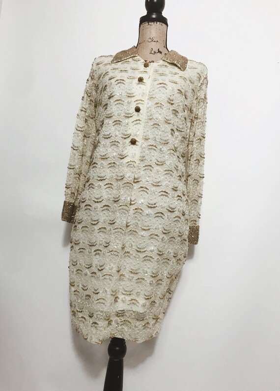 vintage beaded dress