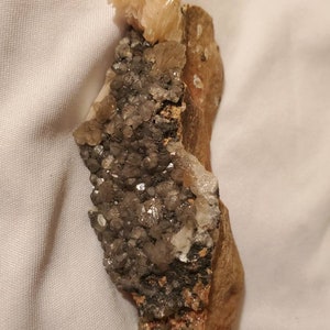 Cerrusite - Barite - Galena Raw Mineral Crystal Specimen Cluster from Morocco