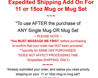Message before purchasing Expedited Shipping