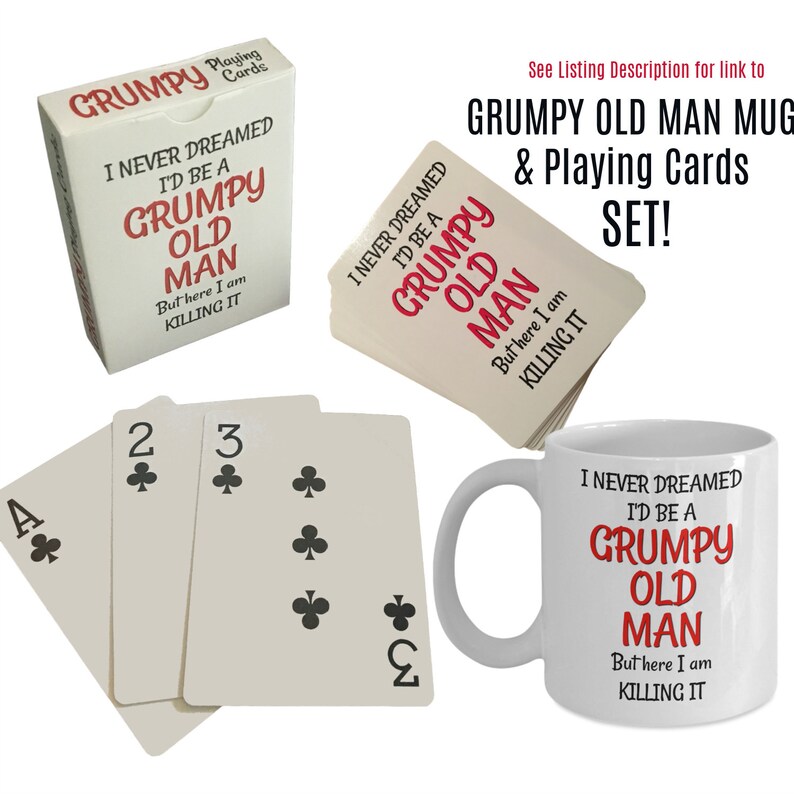 Grumpy Old Man Gag Gift for 60th Birthday Gag Gift for Men Etsy UK
