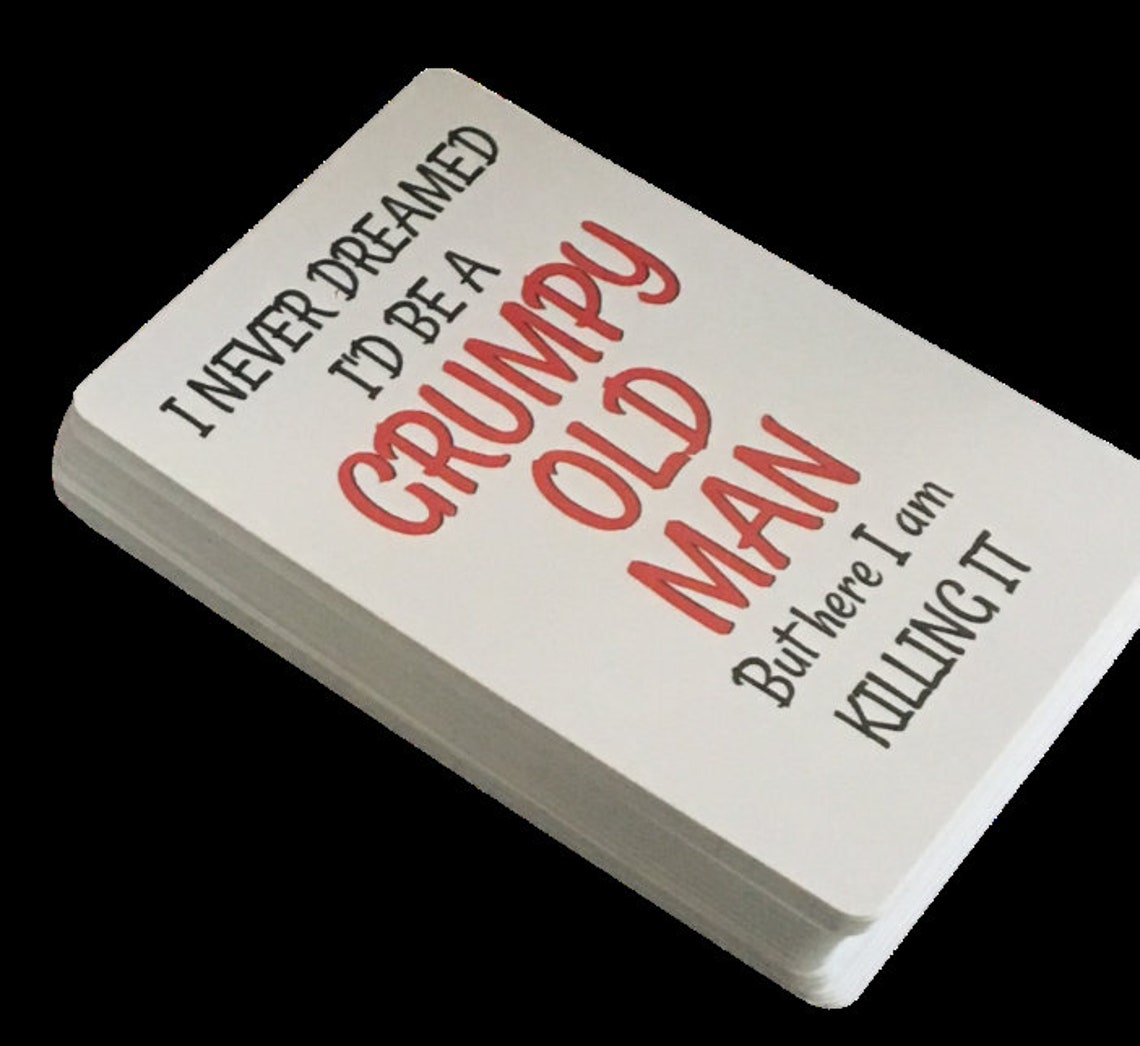 Grumpy Old Man Gag Gift for 60th Birthday Gag Gift for Men Etsy