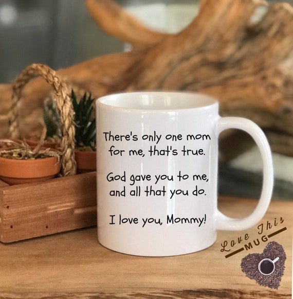 Gift Mug for Mom Coffee Mug Best Mom Ever Birthday Christmas Mothers Day Gifts