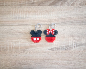 Mickey & Minnie keychain
