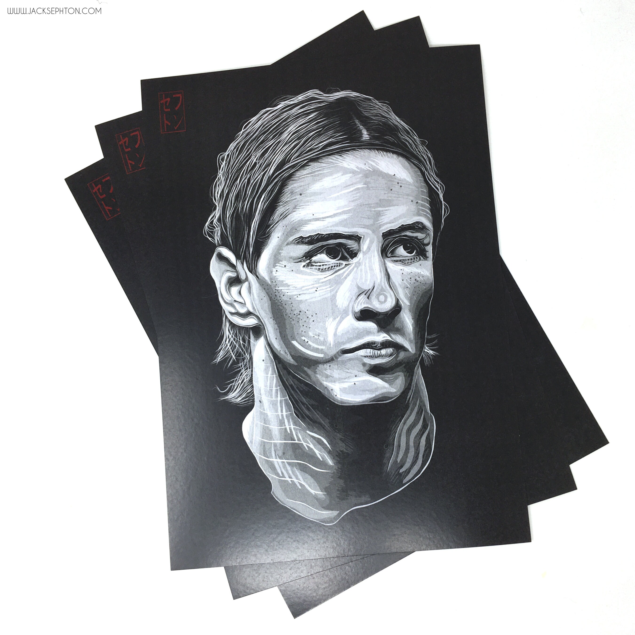 Fernando Torres Poster de football 1 toile Décoration murale sans cadre 40 x 60 cm