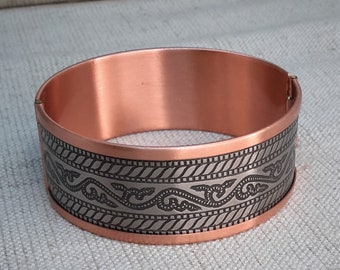Slavisk amulettarmband, nysilver och koppar, forntida symbol
